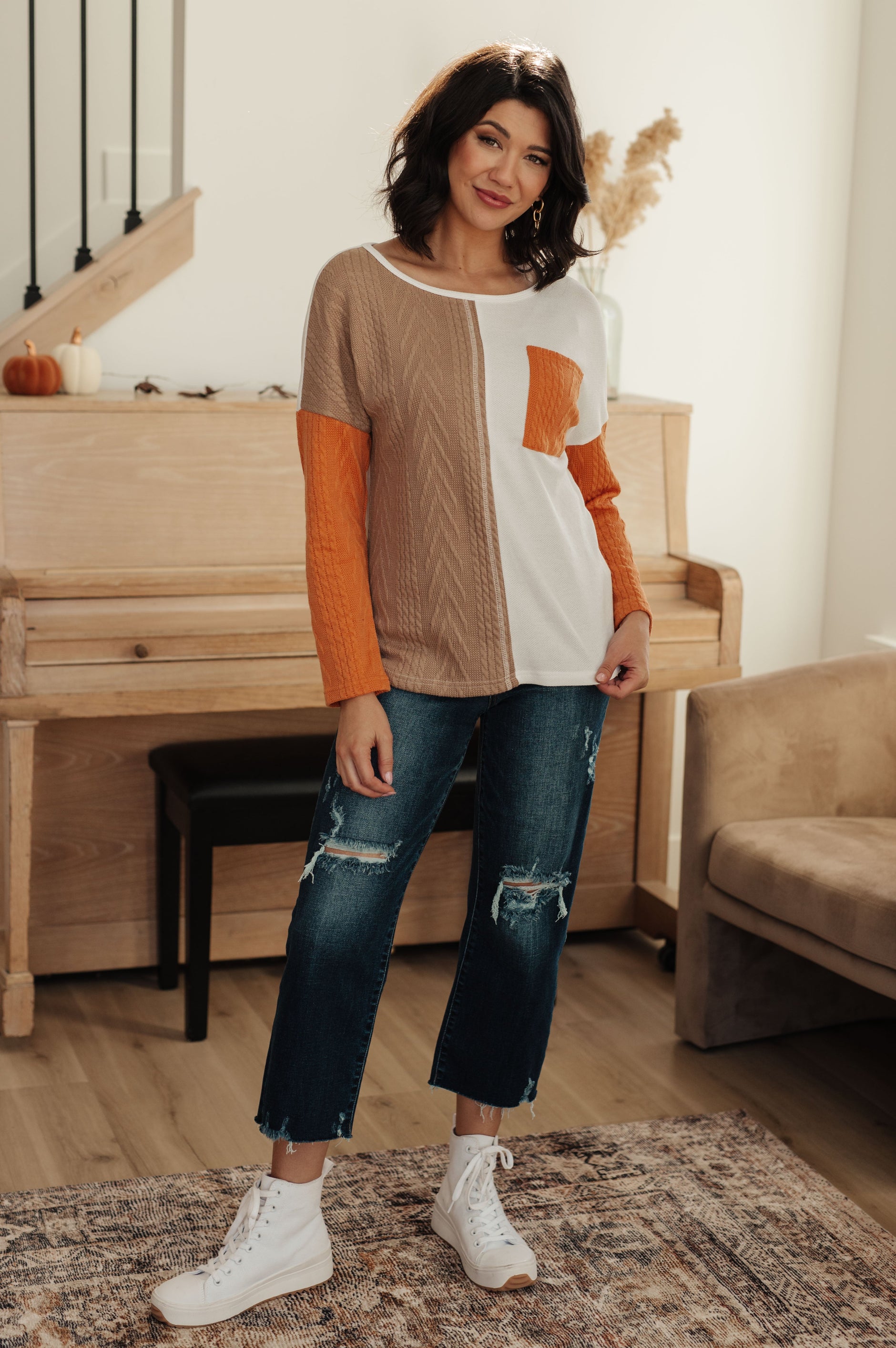 This, That, And The Other Colorblock Top - SwagglyLife Home & Fashion